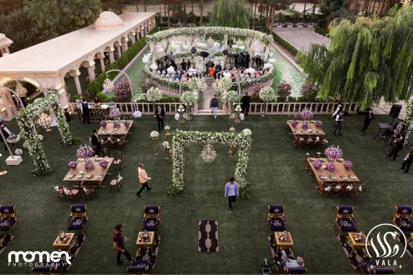 برکه 1000 متری برای مراسم عقد در باغ عمارت والا